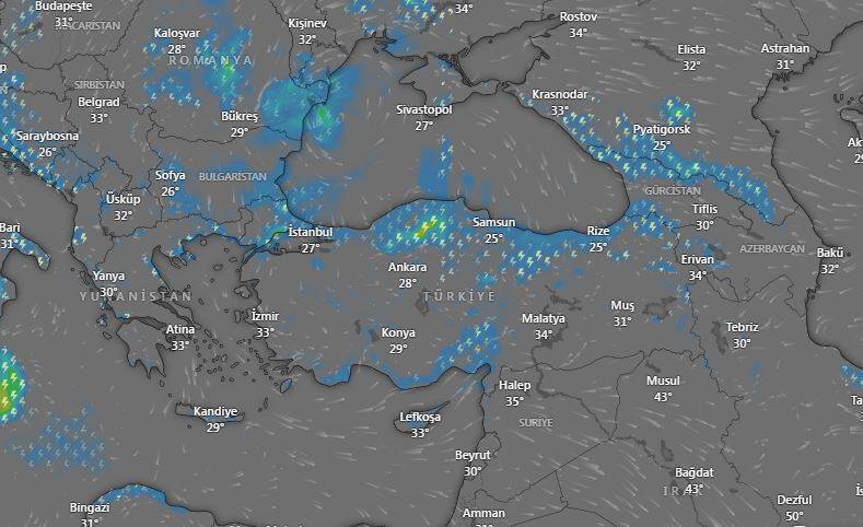 Meteoroloji saat verip 5 ili uyardı! Kuvvetli sağanak vuracak 12